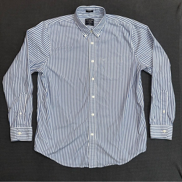 Abercrombie & Fitch Other - Abercrombie & Fitch Navy and White Striped Casual Shirt